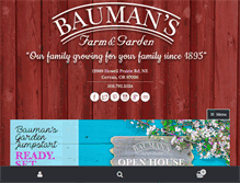 Tablet Screenshot of baumanfarms.com